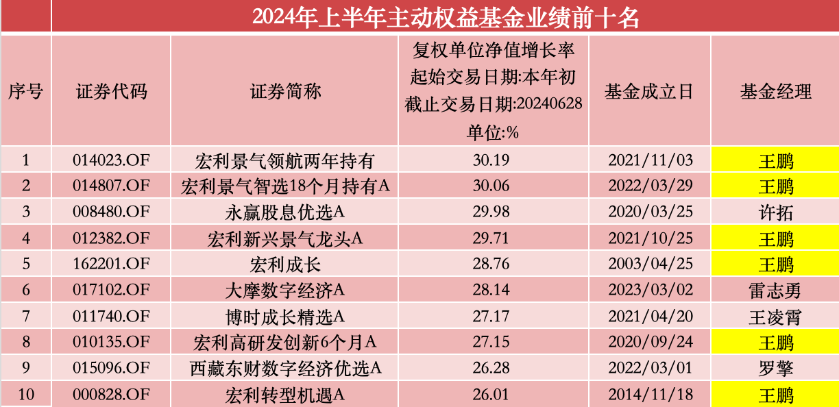 上半年权益“冠军基”涨超30%，超七成QDII产品业绩飘红