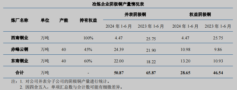 云南铜业H1净利润微增 西南铜业减产超20万吨铜|财报解读